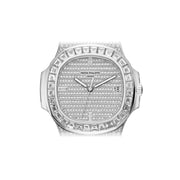 ICE OUT DIMOND PATEK PHILIPPE WITH FREE BRACLET