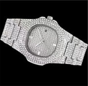 ICE OUT DIMOND PATEK PHILIPPE WITH FREE BRACLET
